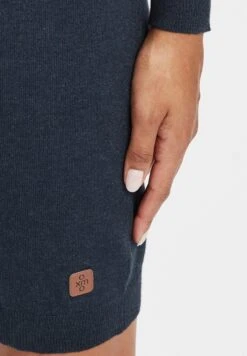 OXMO Oxella - Gebreide Jurk - Ins Bl Mel -OXMO Verkoopwinkel f6dac76485cd43789dac14c7f920ab19