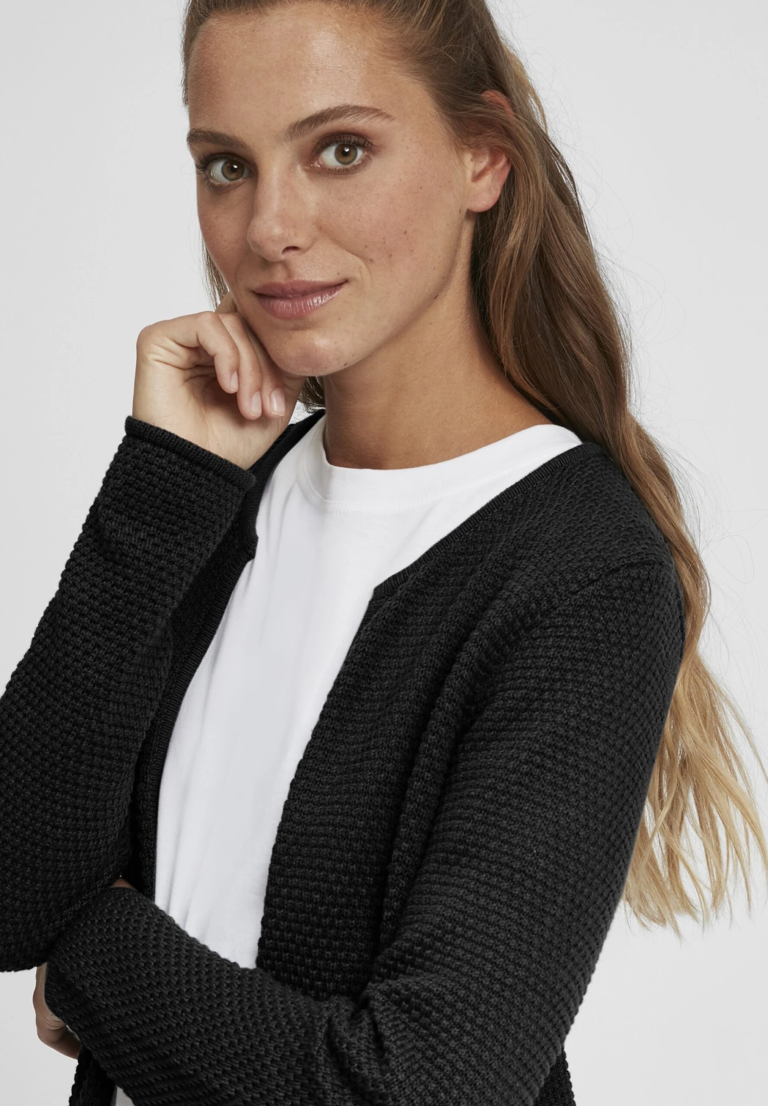 OXMO Oxhilda - Vest - Black 6 OXMO Oxhilda - Vest - Black - Afbeelding 4