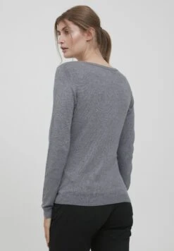 OXMO Oxedda - Trui - Grey Mel -OXMO Verkoopwinkel f9bb724571504d9585468247dc0ad0da