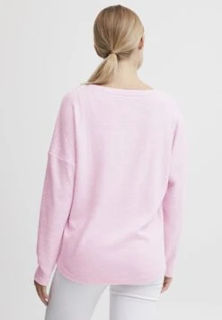 OXMO Oxsanne - Trui - Pink Sachet Melange -OXMO Verkoopwinkel fa46a7a62d754de9aa44d89555d21ce4